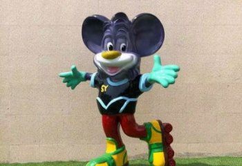 玻璃鋼十二生肖雕塑制作 田間彩繪雕塑 仿真擺件