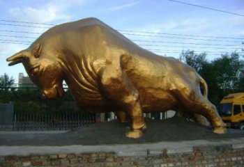 商場華爾街牛銅雕塑 仿真雕塑 店門口小品雕塑