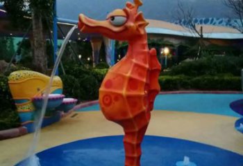 創意玻璃鋼海馬雕塑 步行街店門口雕塑 影視劇小品