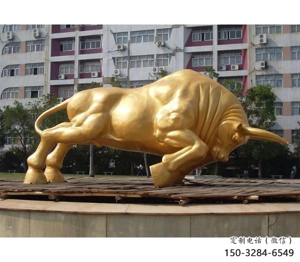 風景區(qū)開荒牛銅雕塑 售樓處廣場雕塑 仿古擺件