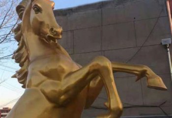 城市駿馬銅雕塑 風景區彩繪雕塑 抽象擺件