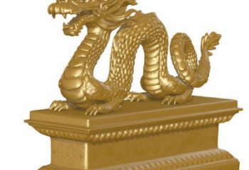 龍形銅雕塑，鑄銅工藝，大型動物雕塑制造商 (1)