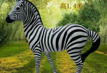 斑馬雕塑生產(chǎn)制作，仿真彩繪工藝，公園廣場(chǎng)街頭小品