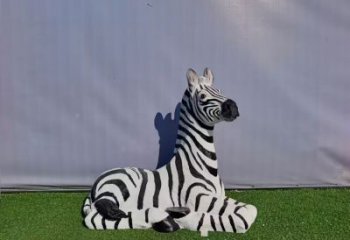 店門口斑馬雕塑 創(chuàng)意景觀雕塑 仿真擺件