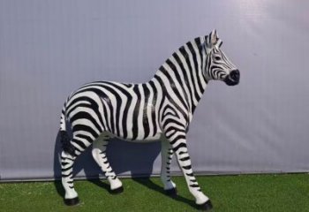 風(fēng)景區(qū)斑馬雕塑 售樓處廣場雕塑 仿古擺件