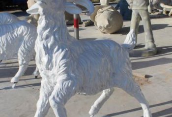 仿真山羊雕塑加工廠家 店門口園林雕塑 動(dòng)物小品