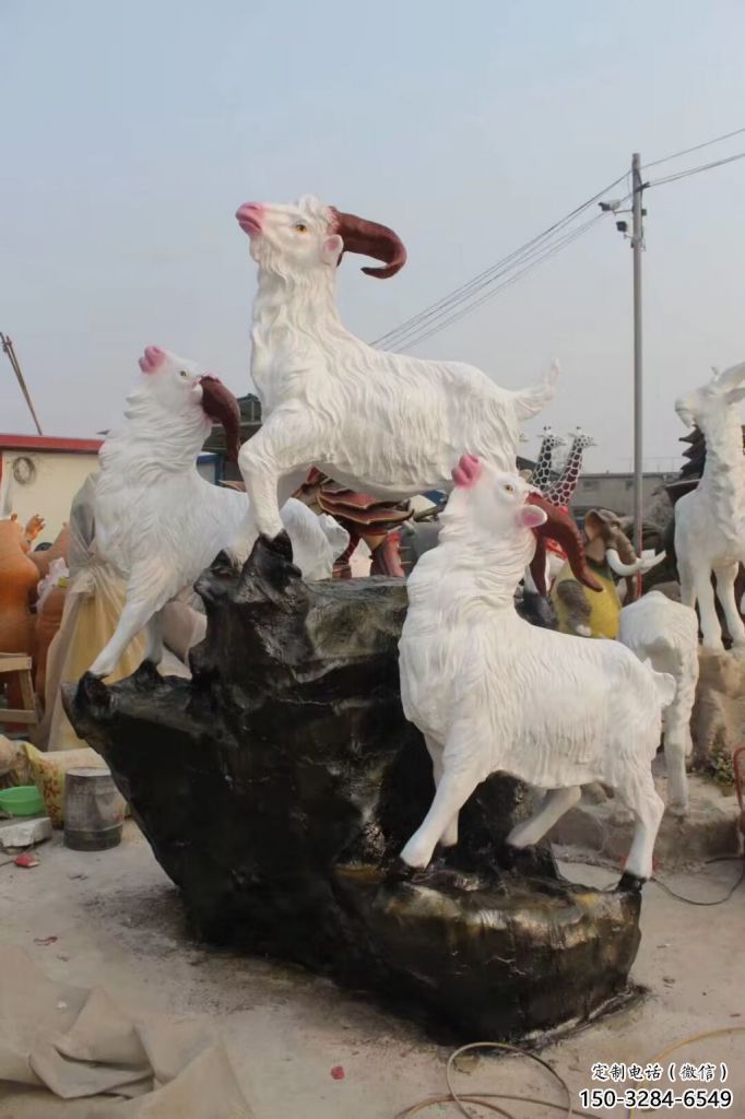 綿羊雕塑廠，動物景觀，廣場園林小品