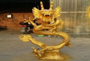 加工龍頭雕塑廠家，鑄銅動物雕塑，房地產(chǎn)售樓處擺件