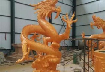 生產(chǎn)龍頭雕塑，鑄銅動物雕塑，房地產(chǎn)售樓處擺件