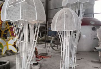 城市水母雕塑 風景區彩繪雕塑 抽象擺件