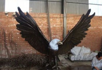 風(fēng)景區(qū)銅老鷹雕塑 售樓處廣場(chǎng)雕塑 仿古擺件