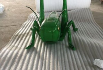 田間蟈蟈雕塑 彩繪仿真雕塑 園林?jǐn)[件