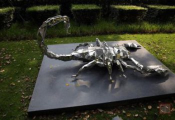 仿真蝎子雕塑 店門口園林雕塑 動物小品