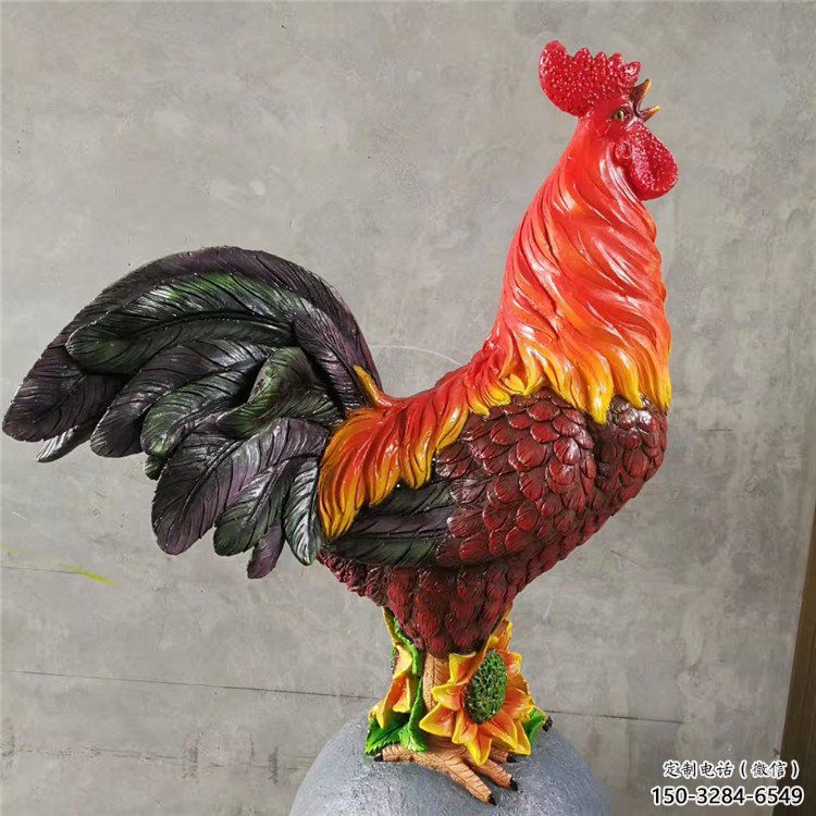 小區小雞雕塑，抽象系列，網格工藝