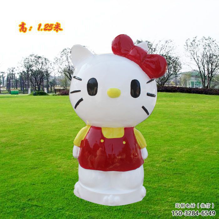 酒店小貓雕塑，家禽主題，工藝