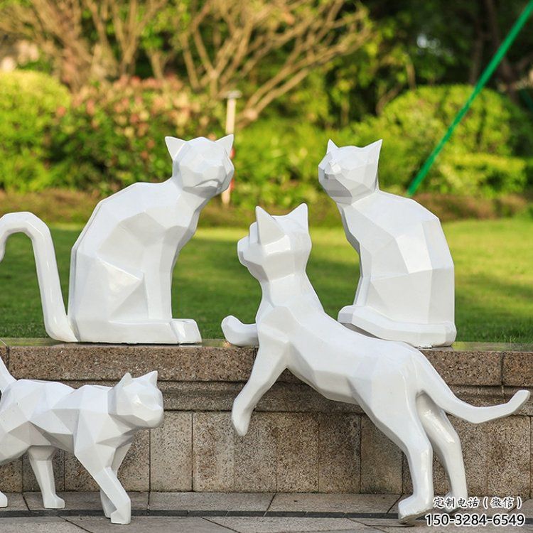 景區小貓雕塑，廣場主題，仿古工藝