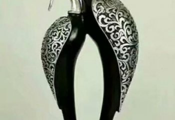 房地產白鷺雕塑，仿古動漫雕塑，噴砂制造