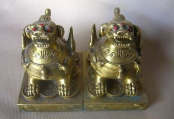 農(nóng)村貔貅雕塑，鏤空海洋雕塑，抽象效果