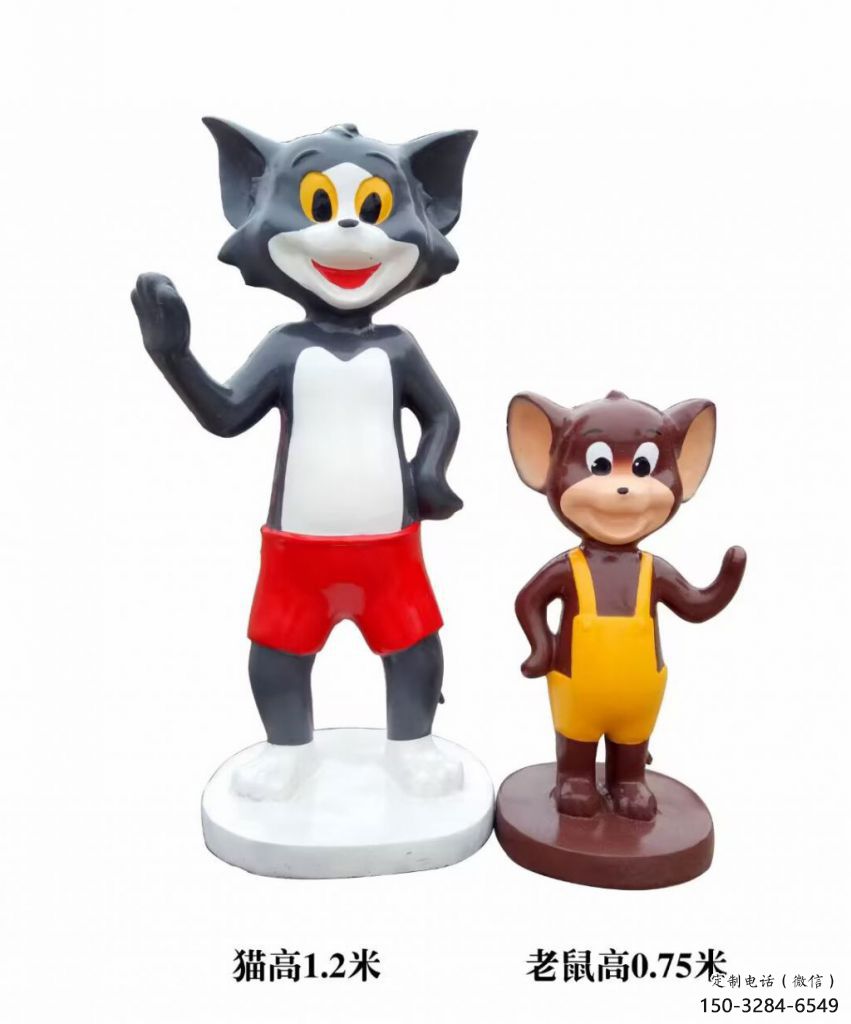 街道老鼠雕塑，鑄銅農耕雕塑，古銅效果