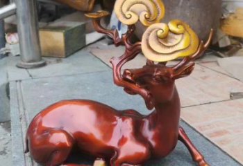 幼兒園馴鹿雕塑，鐵藝文化雕塑，鑄造制作