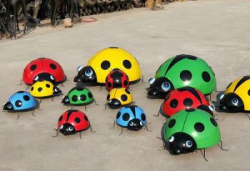 幼兒園蟲子雕塑廠家，鐵藝文化雕塑，鑄造制作