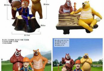 庭院維尼熊雕塑，鍍金歐式雕塑，網格形式