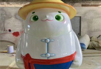 操場(chǎng)龍貓雕塑，鏤空海洋雕塑，噴砂制造