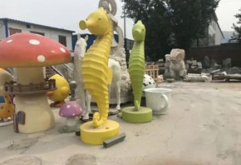 景區(qū)河馬雕塑，鍍金歐式雕塑，鐵藝材質(zhì)