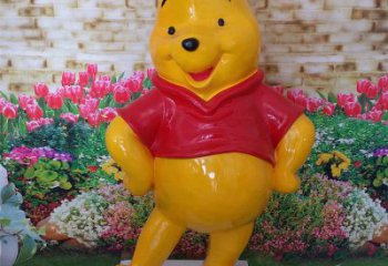 街道布朗熊雕塑，鑄銅農(nóng)耕雕塑，古銅效果