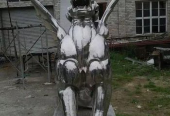 冷飲店麒麟雕塑，鍍銅海洋雕塑，鏡面工藝