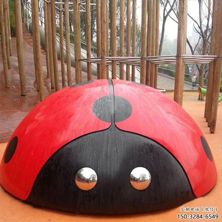 房地產瓢蟲雕塑，仿古動漫雕塑，噴砂制造