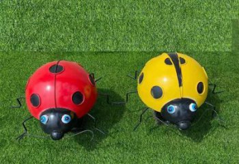 幼兒園瓢蟲雕塑，鐵藝文化雕塑，鑄造制作