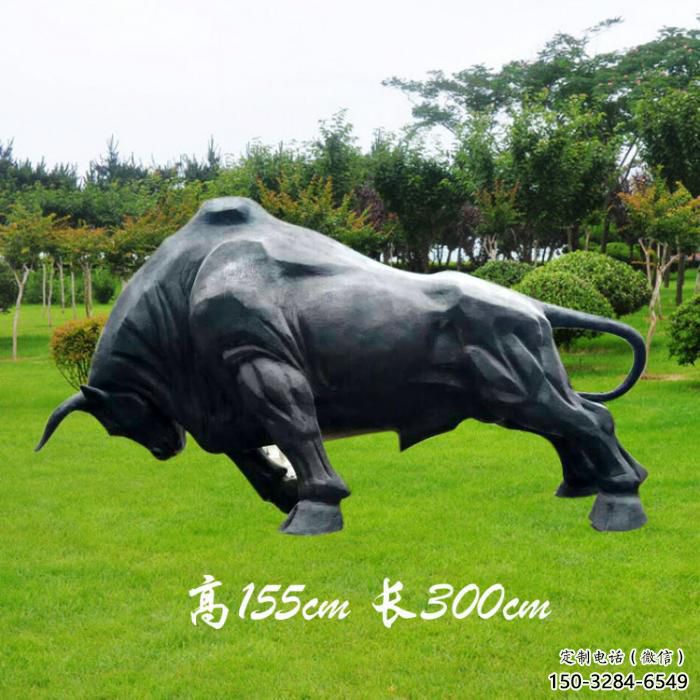 商業街開荒牛雕塑 售樓處雕塑 動物擺件