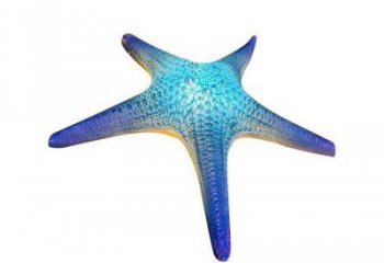 小區(qū)海星雕塑，拉絲海洋雕塑，抽象效果