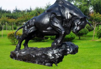 店門口開荒牛雕塑 創意景觀雕塑 仿真擺件