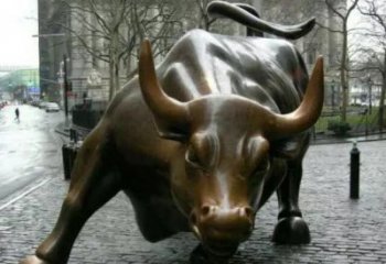 酒店開荒牛雕塑 庭院仿真雕塑 彩繪小品