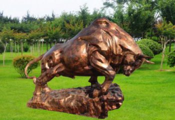 園林開荒牛雕塑 田間彩繪雕塑 仿真擺件