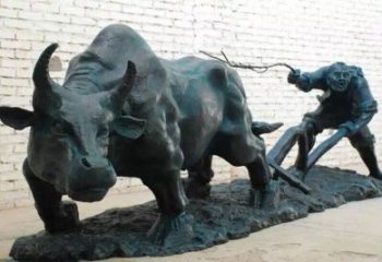 售樓處華爾街牛雕塑 商業(yè)街雕塑 動物擺件