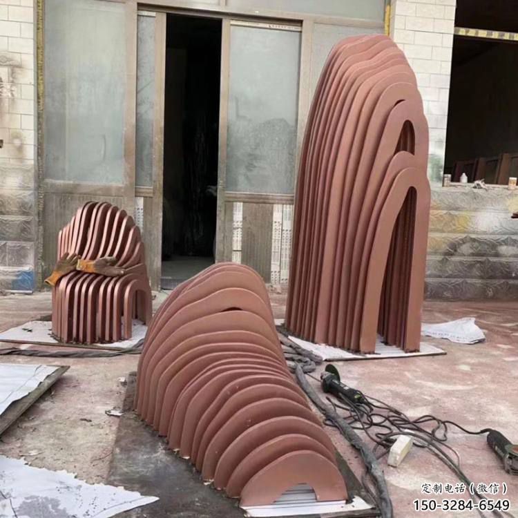 幼兒園假山雕塑，鐵藝文化雕塑，鑄造制作