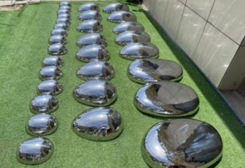 街道景觀雕塑，鍛造景觀石雕塑，古銅效果