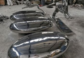 小區(qū)景觀石雕塑，拉絲景觀雕塑，抽象效果