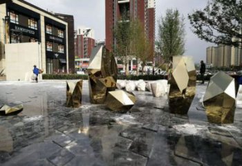 幼兒園景觀石雕塑，鐵藝文化雕塑，鑄造制作