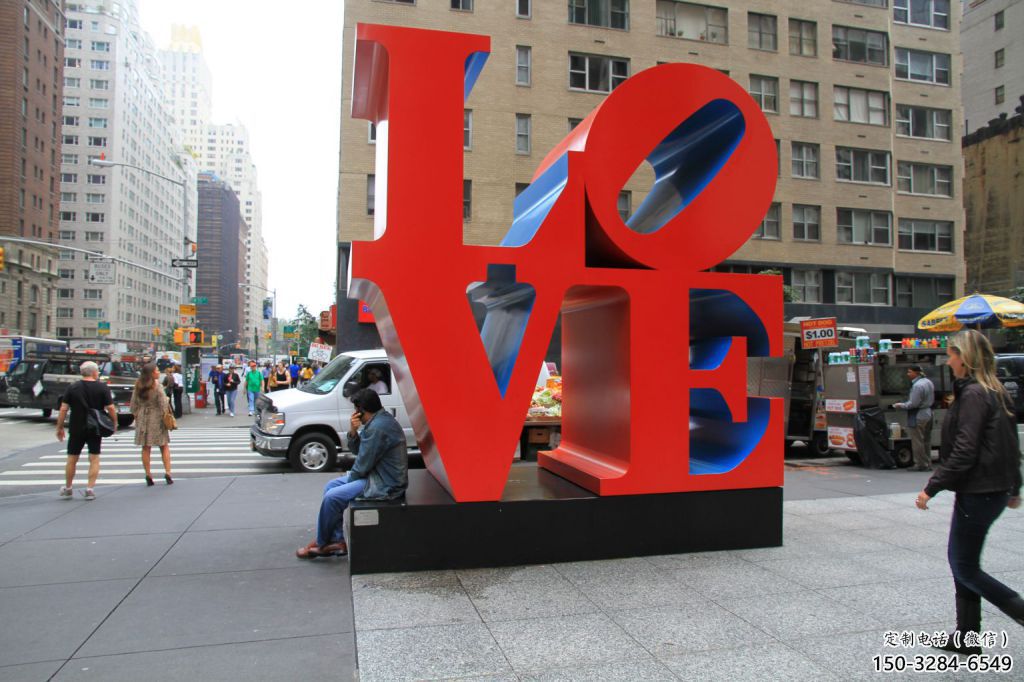 戶外景觀雕塑，鍍銅字母雕塑廠家，鏡面工藝