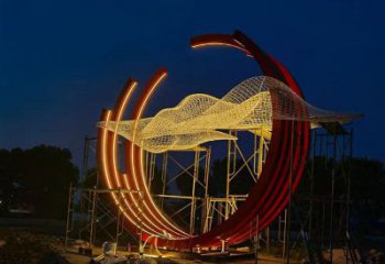 幼兒園云朵雕塑，鐵藝文化雕塑，鑄造制作