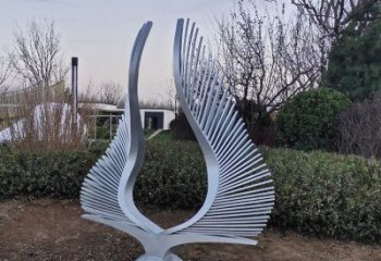 幼兒園翅膀雕塑，鐵藝文化雕塑，鑄造制作