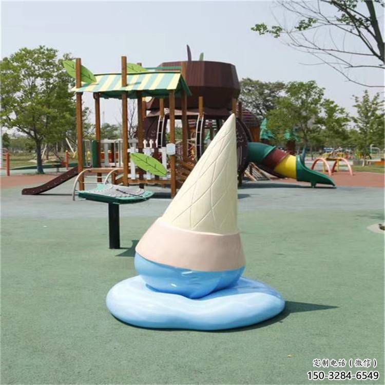 幾何雪糕雕塑 冷飲店雕塑 冷飲主題擺件