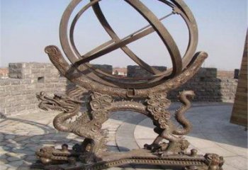 室內地動儀雕塑，拉絲景觀雕塑，抽象效果