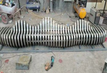 戶外凳子雕塑 噴漆景觀小品 燈光雕塑