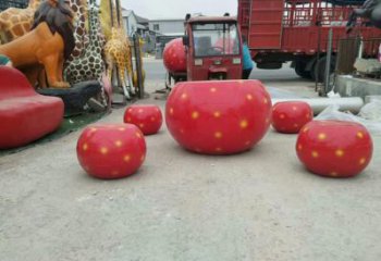 商業街凳子雕塑 烤漆擺件 彩繪雕塑