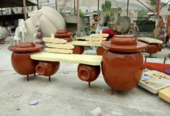 園林凳子雕塑 大型景觀小品 中式雕塑